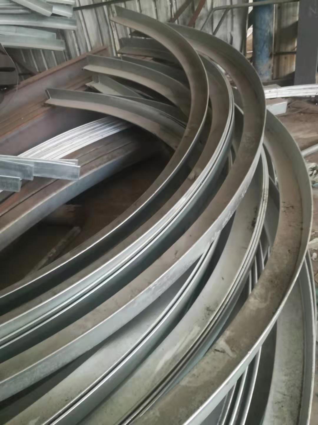 广东乐从方管拉弯 h型钢拉弯 钢材拉弯 拉弯价格 工字钢拉弯