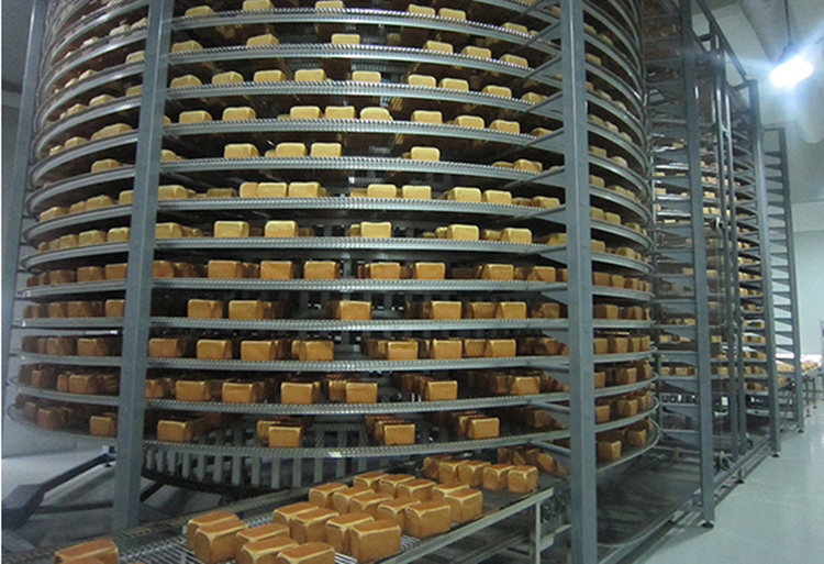 厂家直销食品螺旋冷却塔面包螺旋冷却塔报价蛋糕螺旋冷却塔定制
