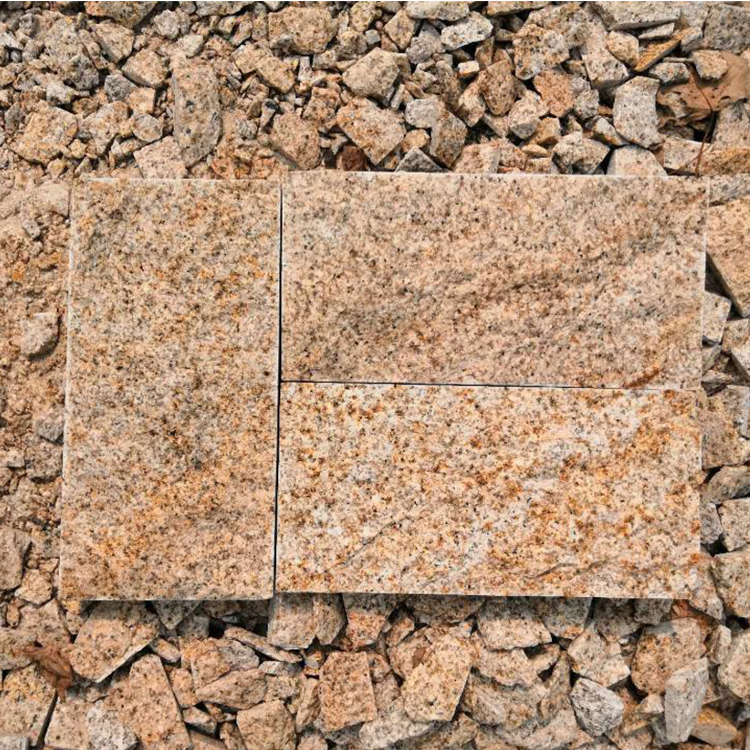 干挂蘑菇石黄锈石 山东异形黄锈石 自然面黄锈石