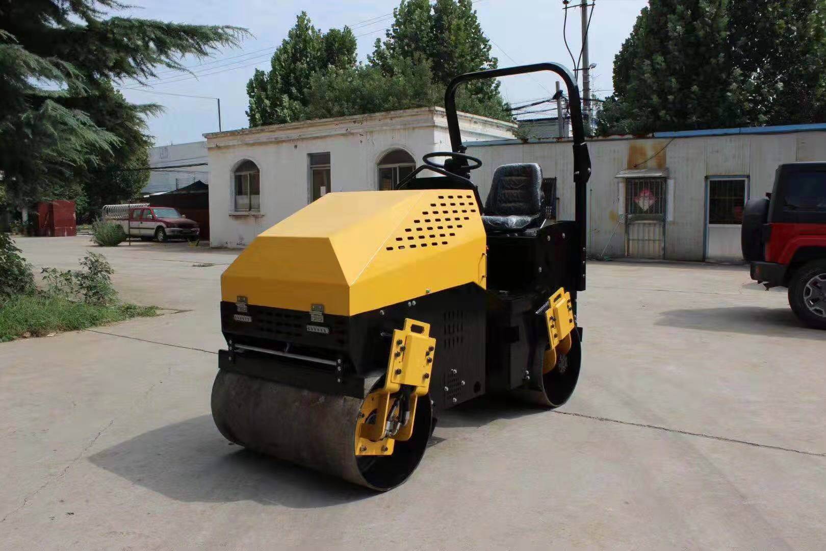 驾驶3.5吨双钢轮小型压路机 园林草皮微型压路机