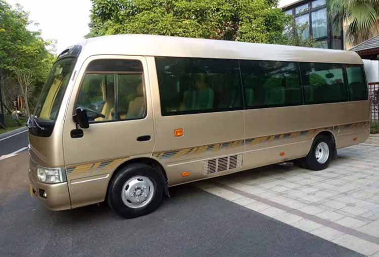 大巴车二手大巴车出口2008丰田柯斯达23座大巴车大客车巴士车