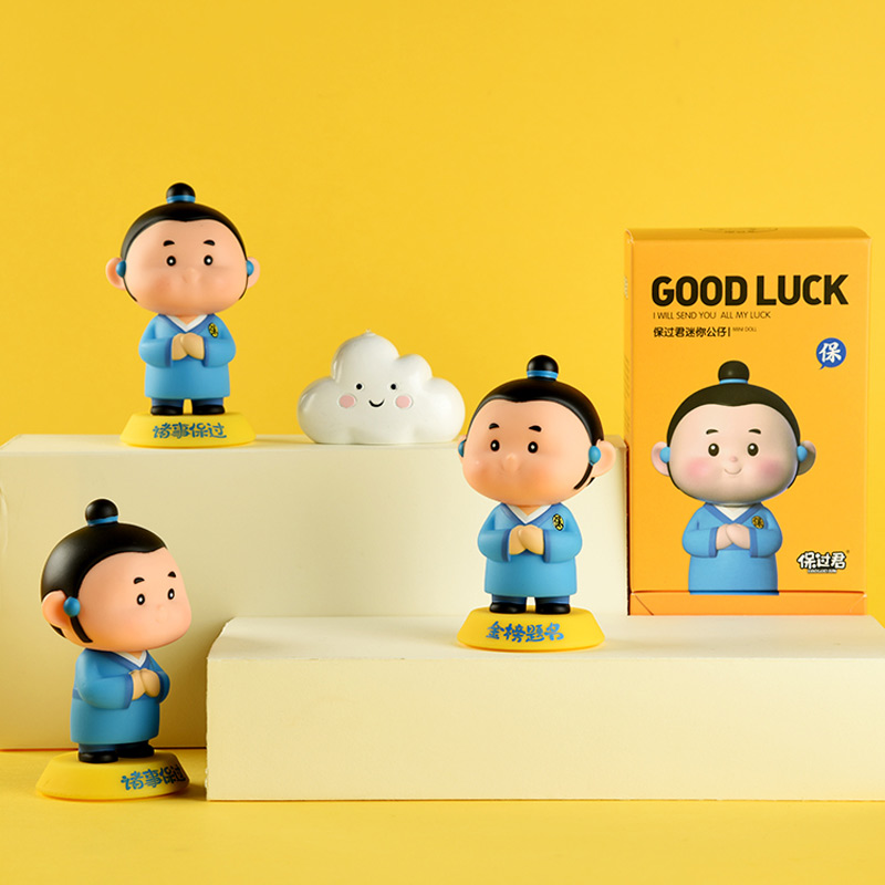 儒家文化创意摆件 潮玩手玩摆件 孔子卡通摆件学生减压礼物