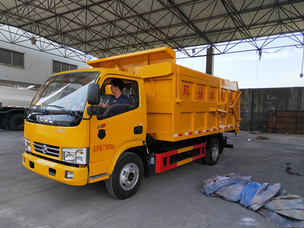 拉污泥车-密封无泄漏5立方污泥运输车厂家