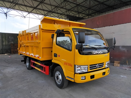 污水厂拉污泥车-容积5立方含水污泥清运车介绍