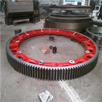 1.4x11米非标定制铝屑烘干机大齿轮