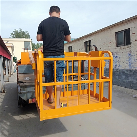 高空作业*吊篮 外墙施工塔吊吊笼 路灯维修吊车顶框