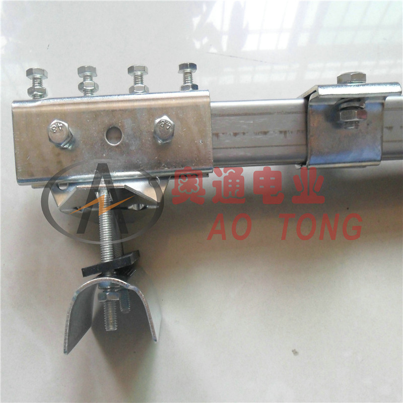 奥通电业C40吊线小车轮子镀锌吊扁线电缆C型轨配件