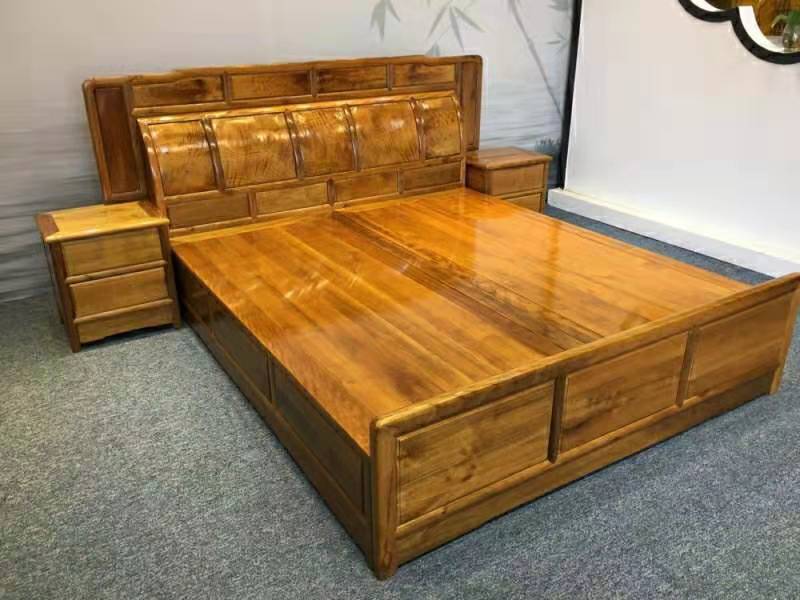 实木床头 家具实木床 全实木床 实木床批发 金丝楠木实木床