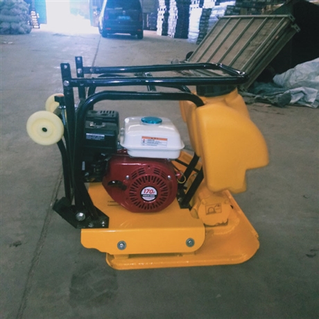 小型混凝土路面平板夯 汽油式地面震动夯 路面压平夯实机-搜了网