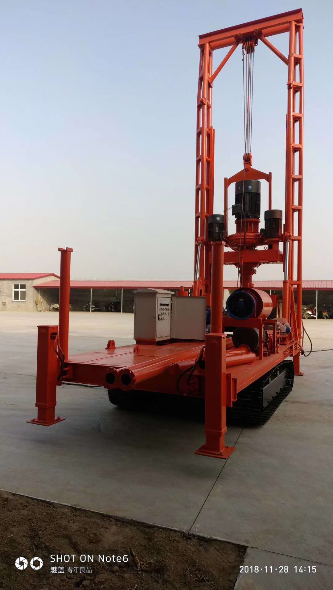 华构8寸反循环钻机履带式反循环钻机厂家