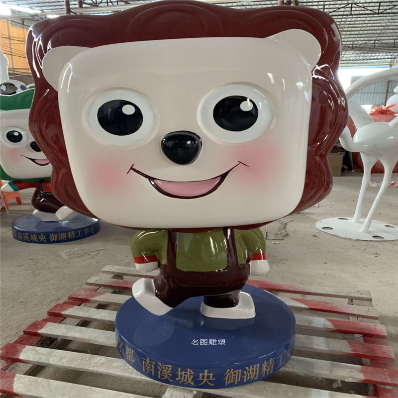 玻璃钢卡通人物雕塑 河源卡通雕塑定制 来图咨询