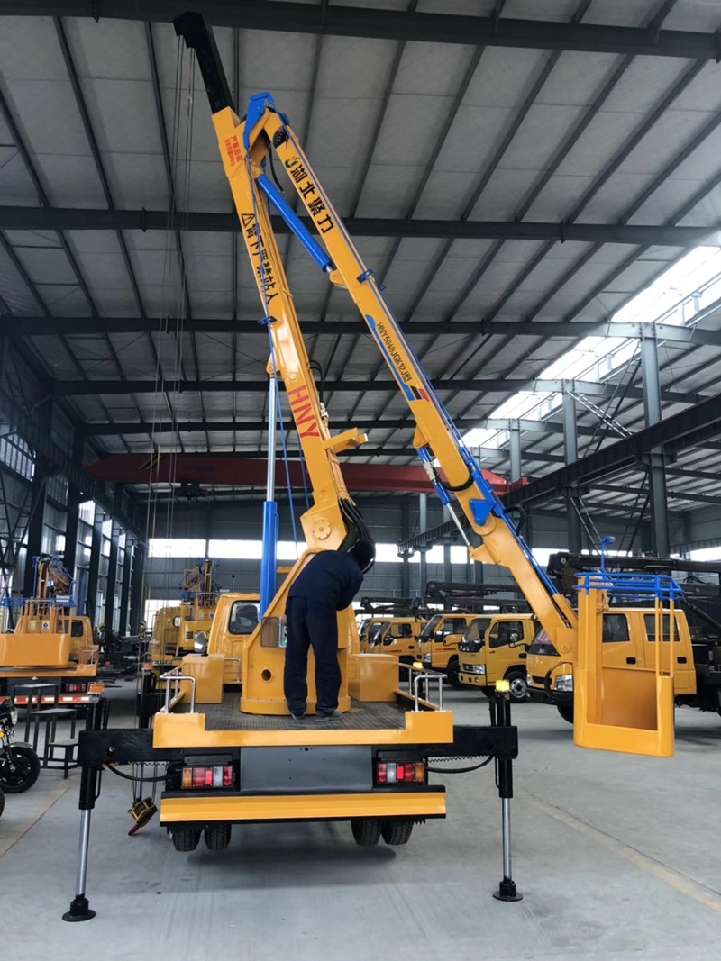 厂家现货16米高空作业车打折优惠 江铃双排16米高空升降车报价