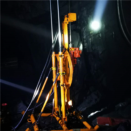 圆盘钻机360度圆盘式钻机ygz90型导轨回转凿岩机隧道用导轨式