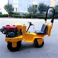 小型双钢轮座驾式压路机 沥青路面振动压路机 沟槽回填压土机