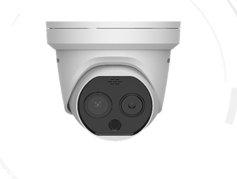 DS-2TD1217-6/PA 海康威视声光警戒热成像半球摄像机