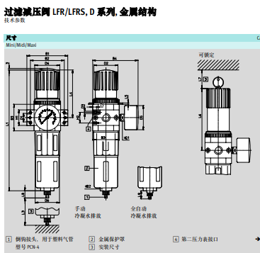 使用进口FESTO减压阀的连接方式
