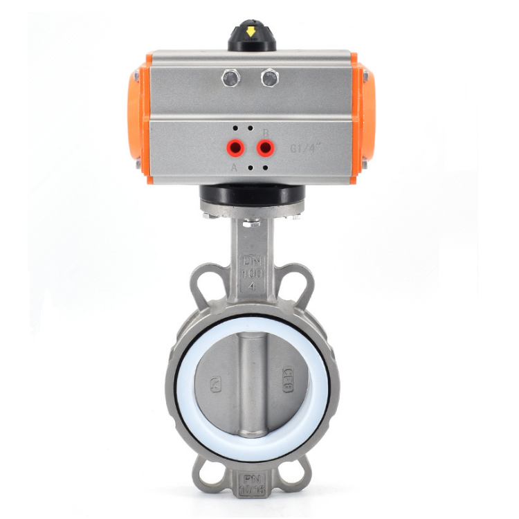 气动对夹蝶阀d671f1016p