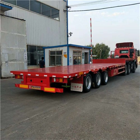 14米五十轴低平板半挂车大件专用离地高度90公分120吨设计