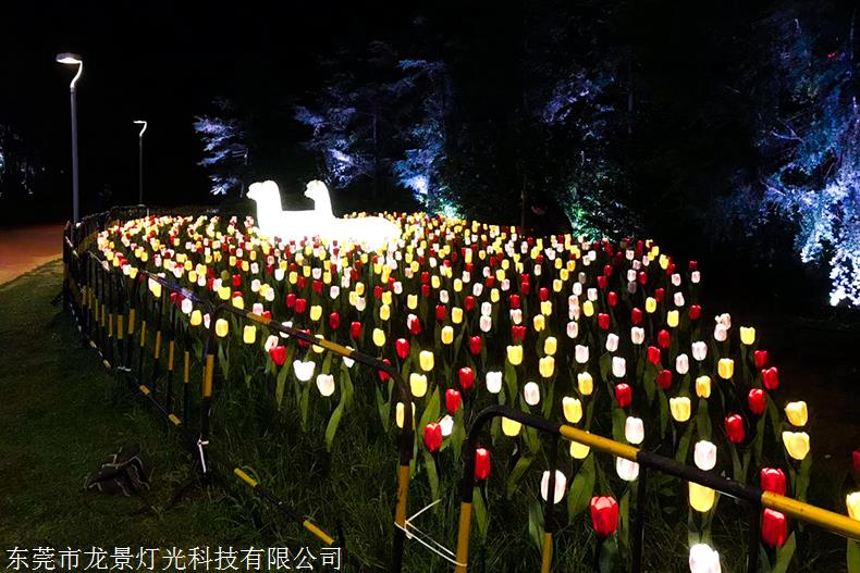 郁金香花灯led花灯eva仿真景观灯户外草坪绿化带美陈亮化工程