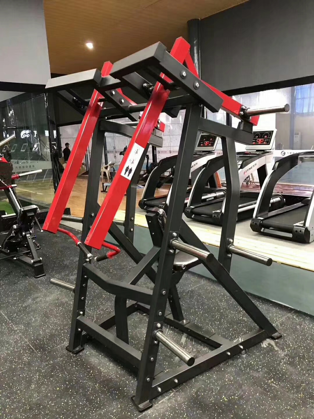 力康来多功能商用悍马力量健身器坐式dy背肌训练器