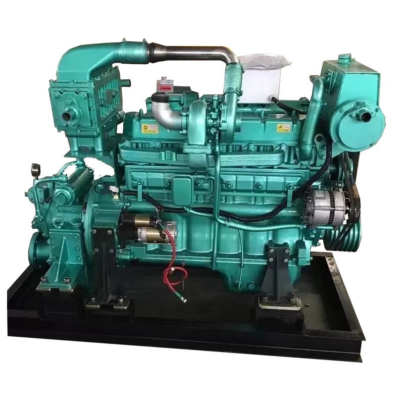 75马力柴油发动机离合器皮带轮木屑粉碎机潍坊壹发6126柴油发动机