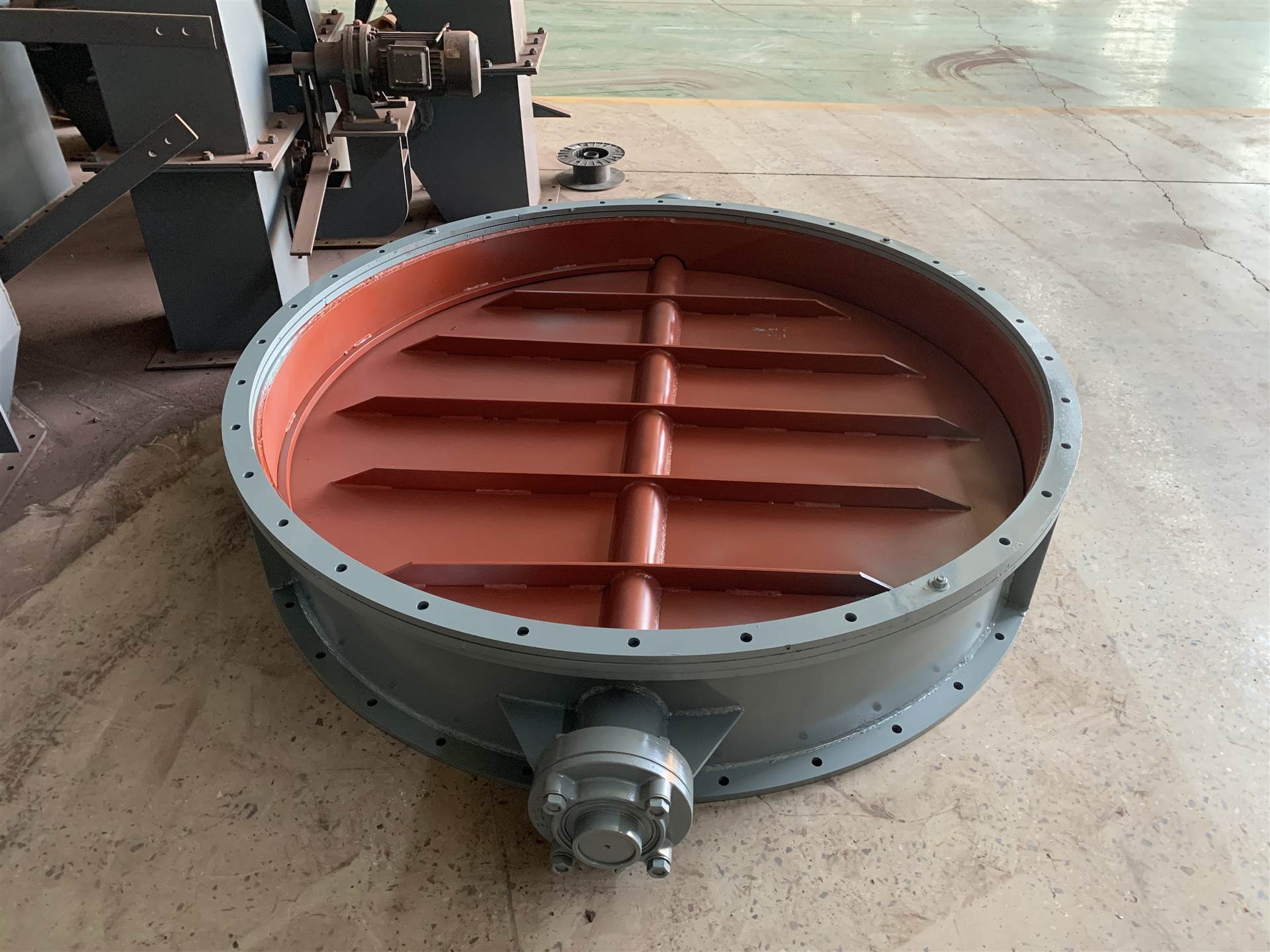 泊头市除尘器通风蝶阀管道用手动通风蝶阀电动执行器蝶阀千瑞