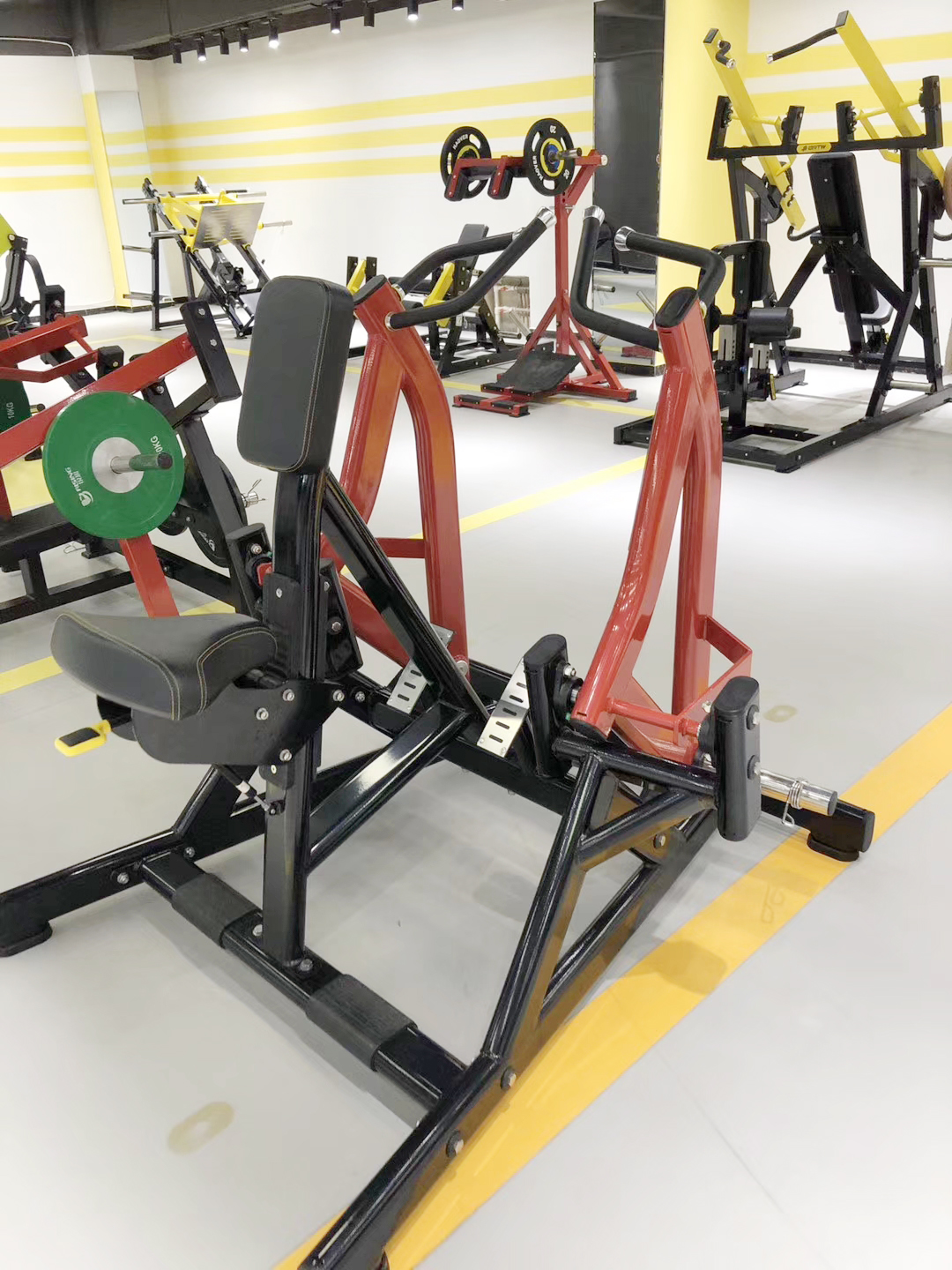 力康来山东商用悍马健身器材厂家坐式划船拉背训练器