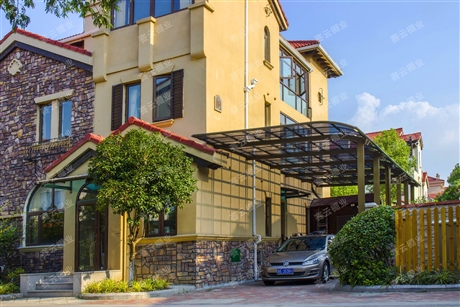 别墅停车棚 别墅停汽车棚 小车棚 别墅专用车棚 高档铝合金车棚