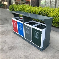 铜川延安榆林咸阳分类垃圾桶-榆林塑料钢板垃圾桶