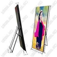 立式屏 落地式LED广告机 LED镜子屏 海报屏 高清全彩led显示屏