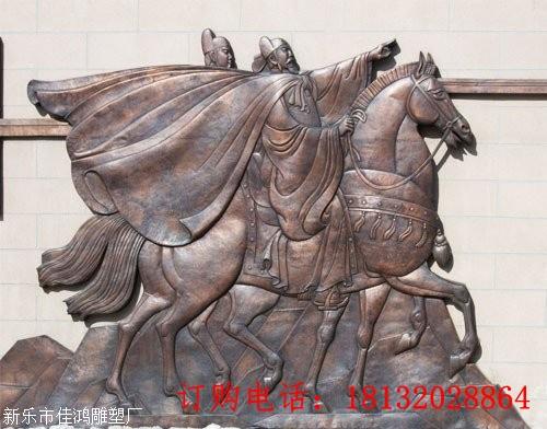 锻铜古代人物浮雕比干浮雕雕塑