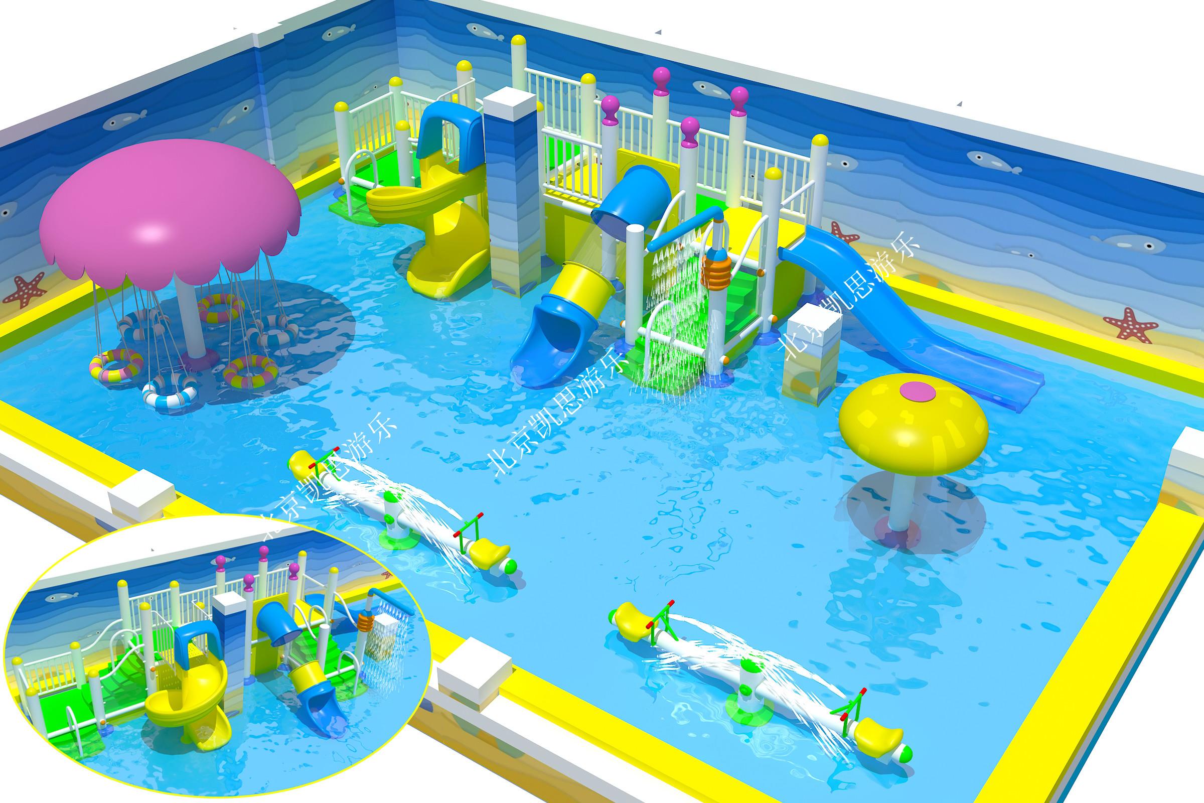 室內水上樂園設備游泳館設備水處理設備水上滑梯戲水小品