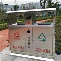 不锈钢分类垃圾桶厂家批发
