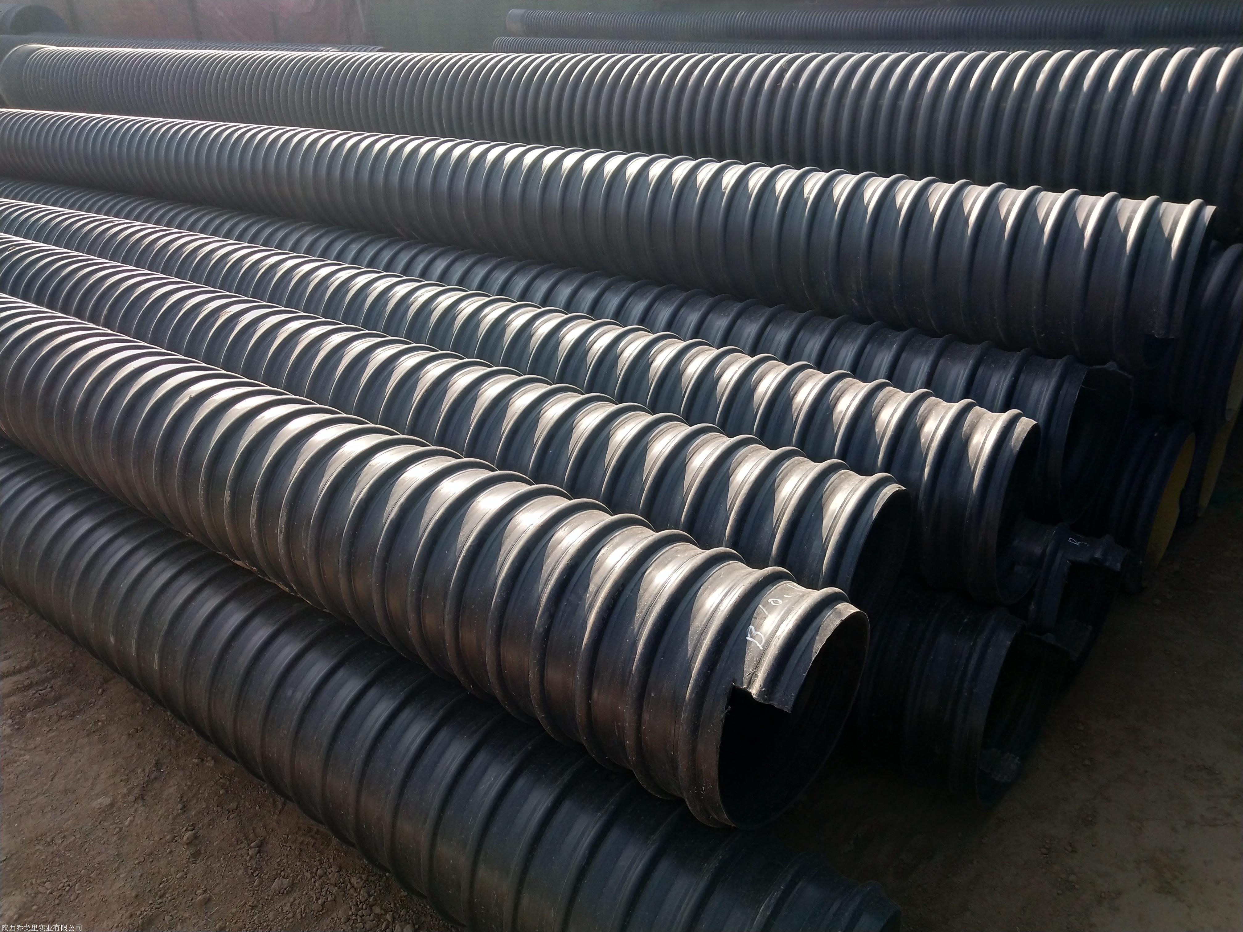 陕西汉中销售钢带增强波纹管 规格齐全 厂家供应 批发价格