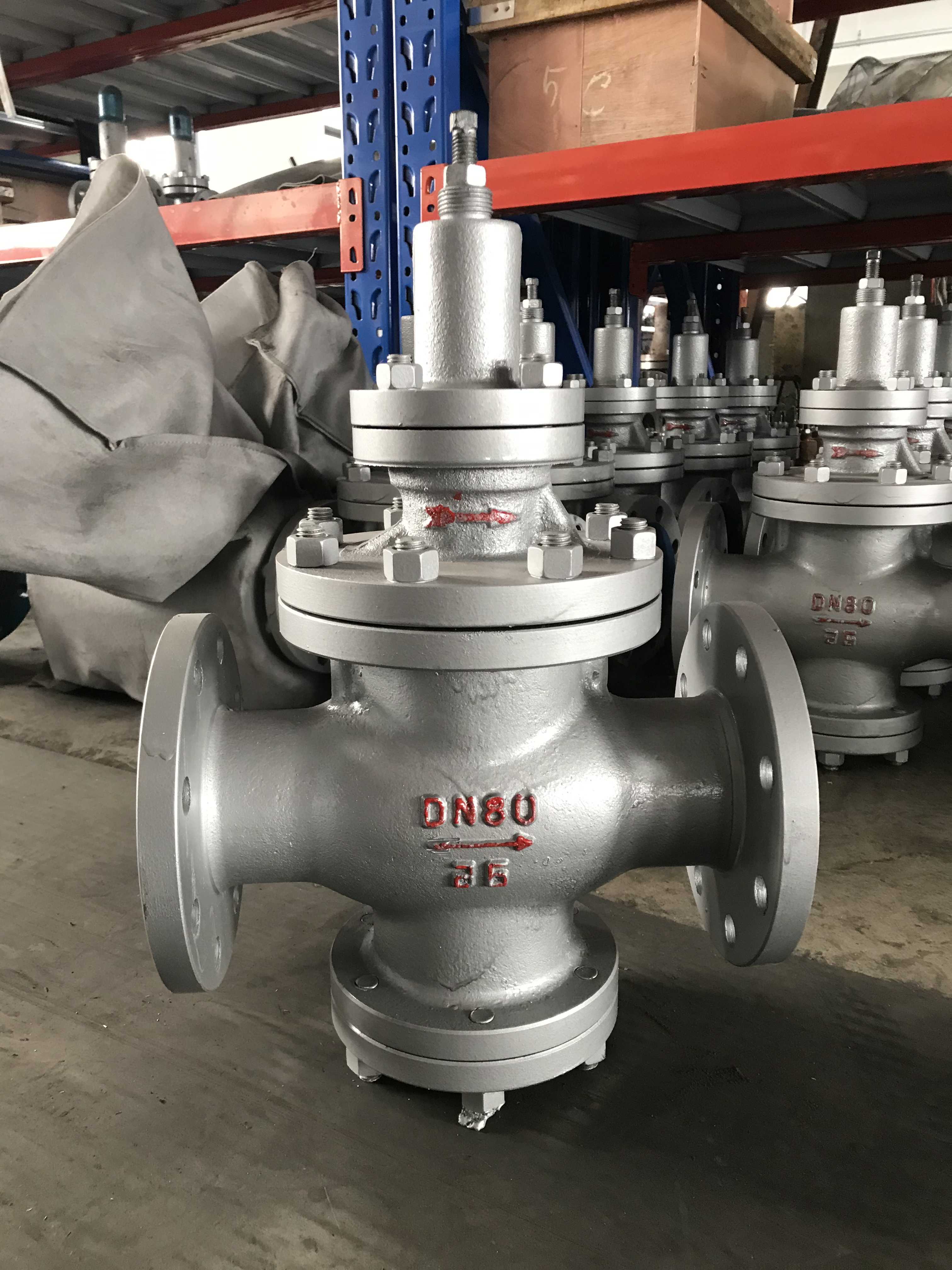 y43h-25c铸钢蒸汽减压阀 活塞式蒸汽减压阀 不锈钢蒸汽减压阀