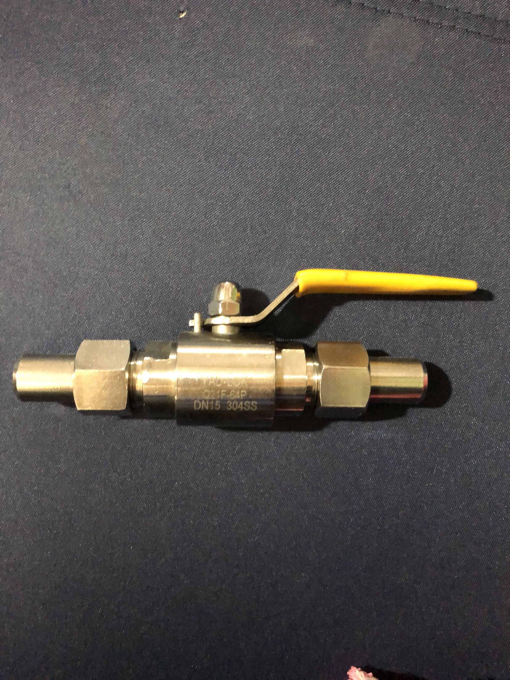 q21f-64p不锈钢外螺纹焊接气源球阀