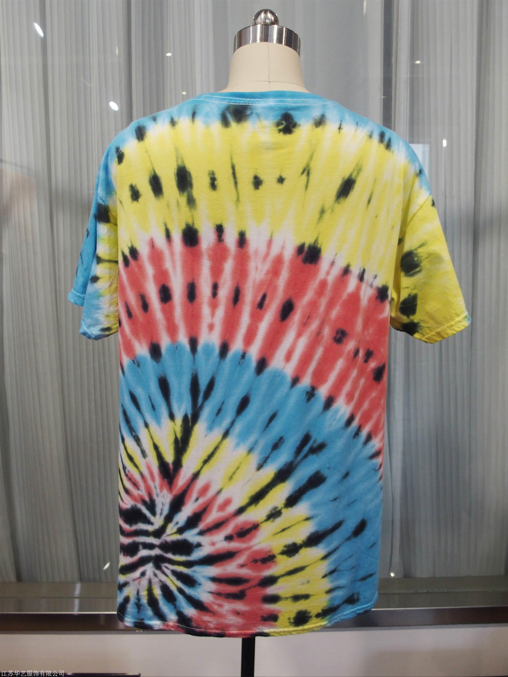 华艺扎染 纯手工艺术染整厂家加工 成衣染色