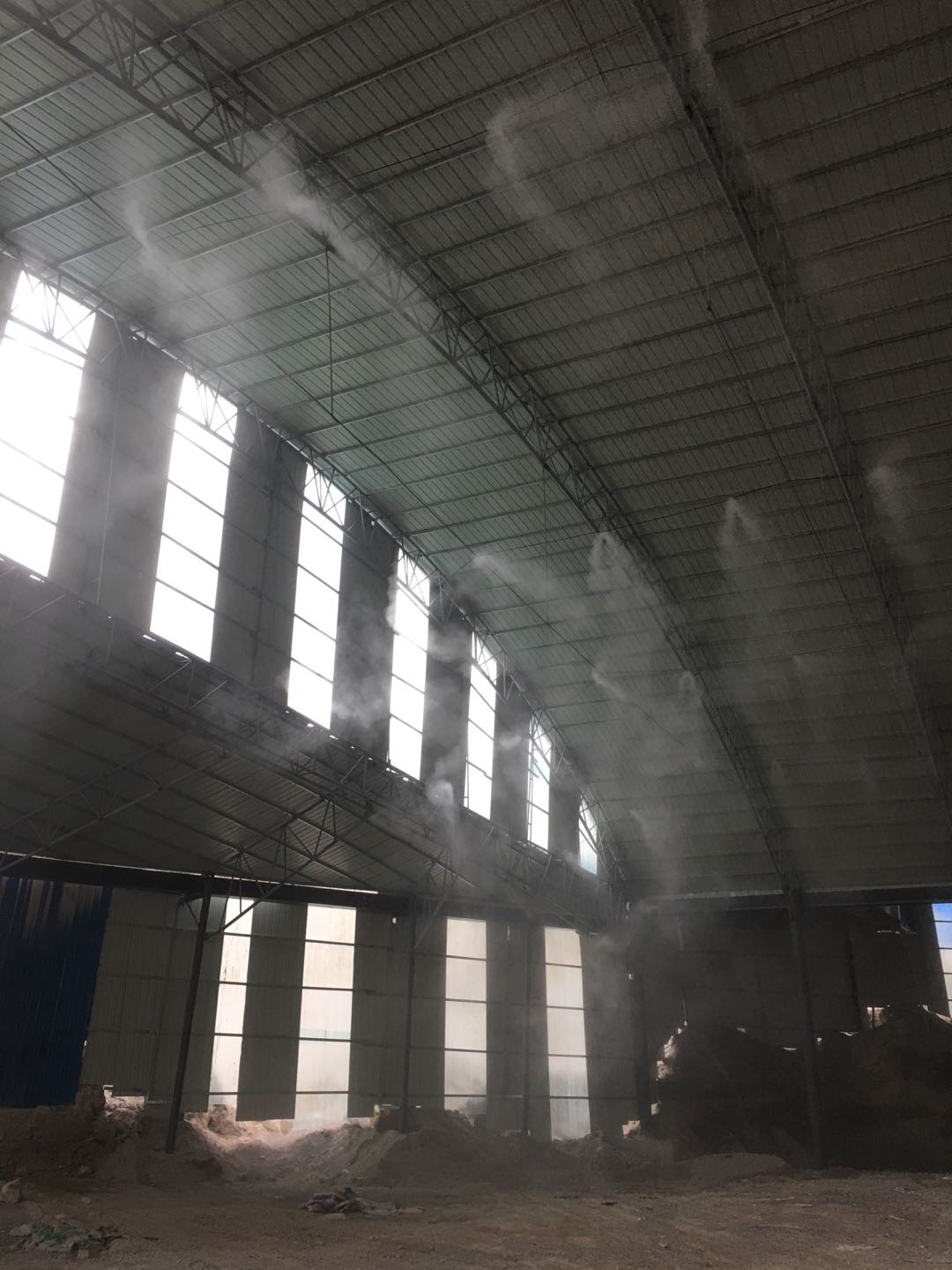 喷雾除尘设备车间全自动除尘仓库除尘