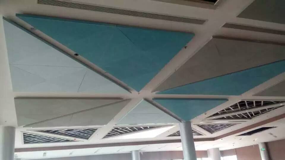 屹晟玻纤吸音板 彩色吸音吊顶 防火玻纤板 吸音垂片颜色可定制