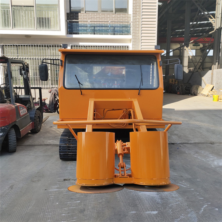 厂家定制钢制履带割灌机灌木沙柳平茬机红柳拧条履带收割机