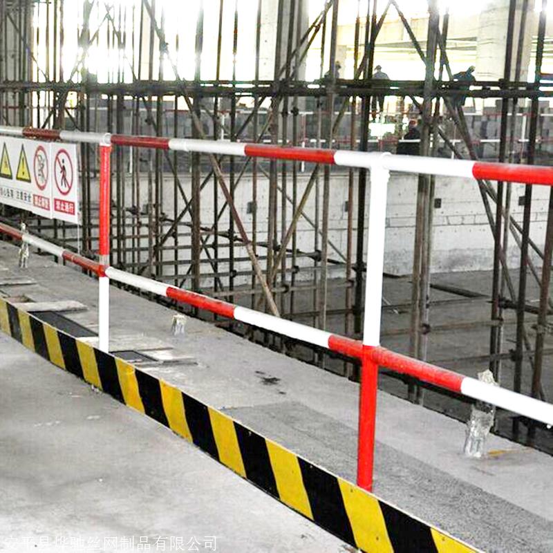 工地标准化楼梯扶手立柱 干字型楼梯立柱 工地基坑防护立柱