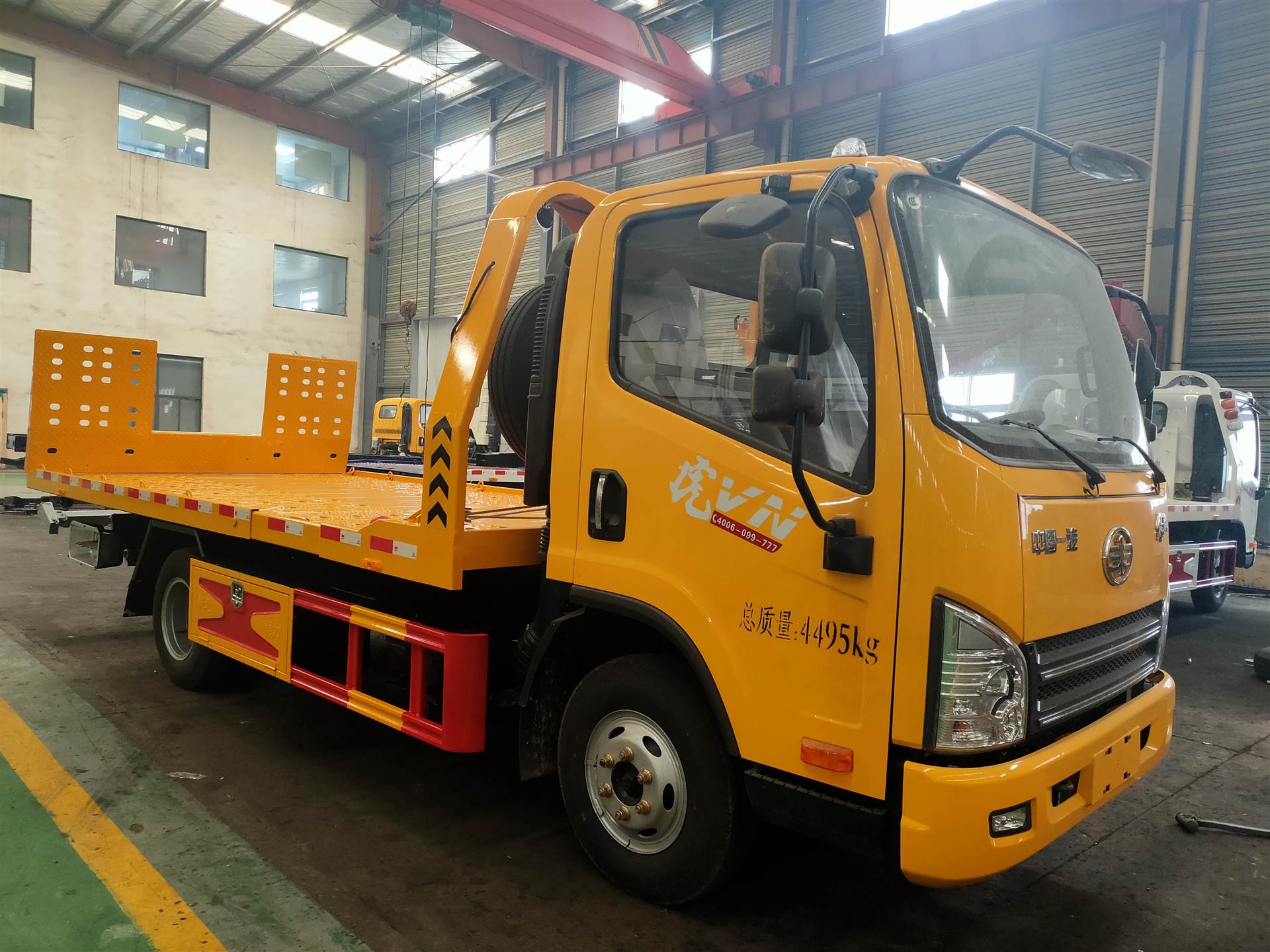 解放小型清障车事故救援车高速施救车多少钱