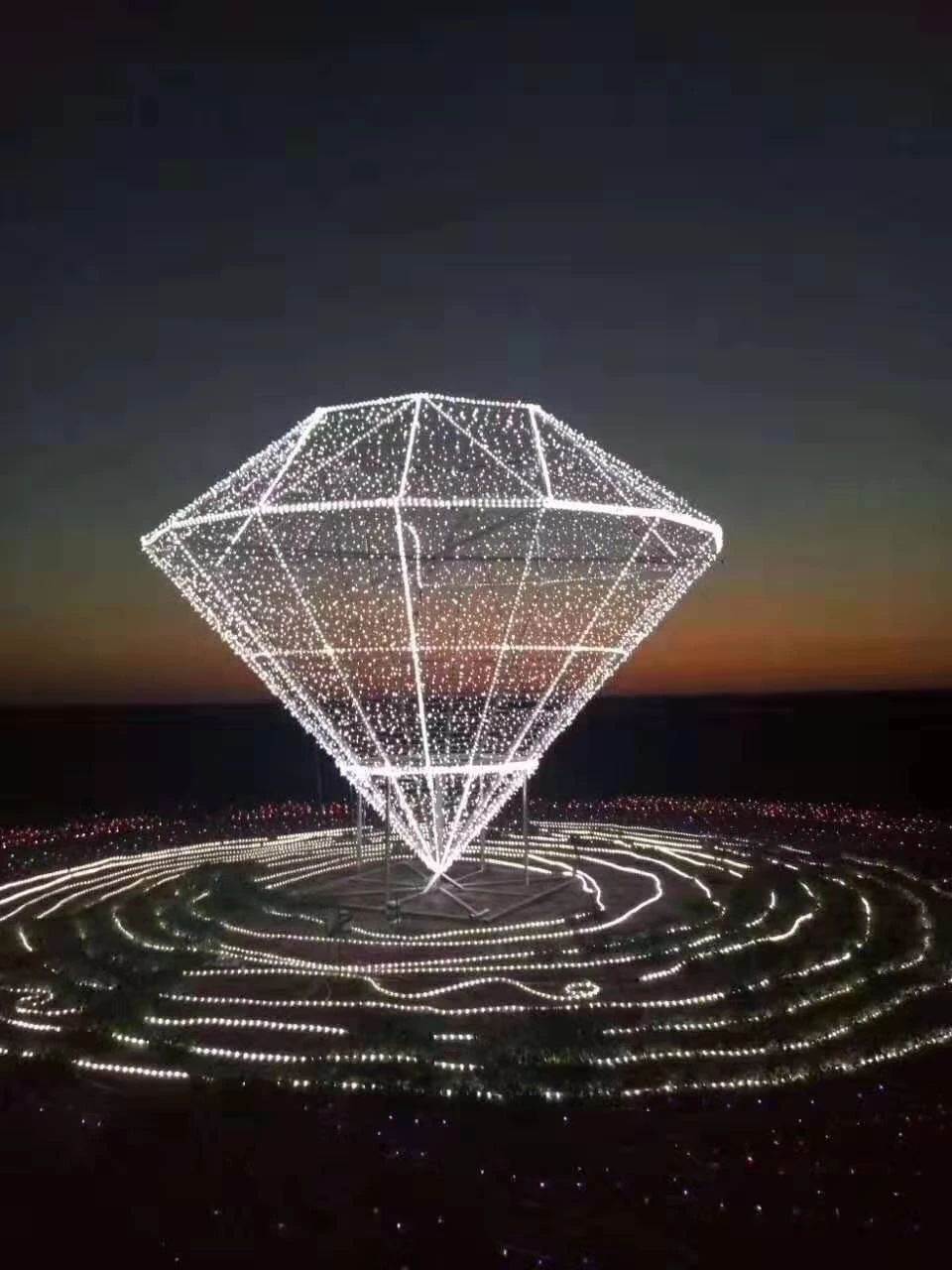 灯光展制作 钻石隧道 球中球 呼吸森林 钻石灯出租出售