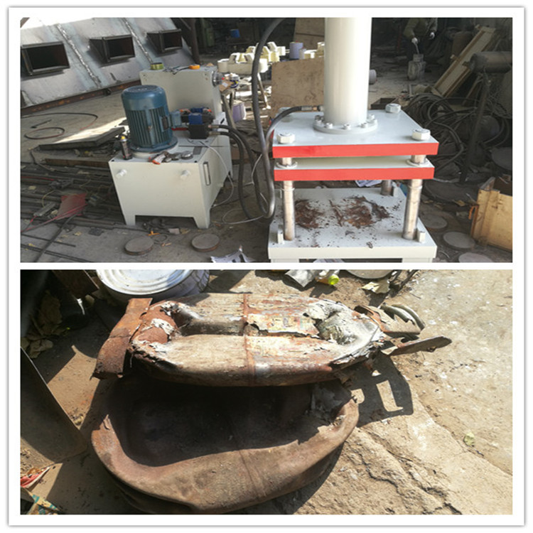 气瓶压扁机  气瓶完全压扁机设备选型