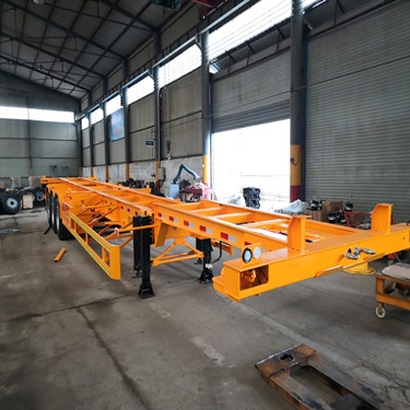 梁山45英尺骨架半挂车