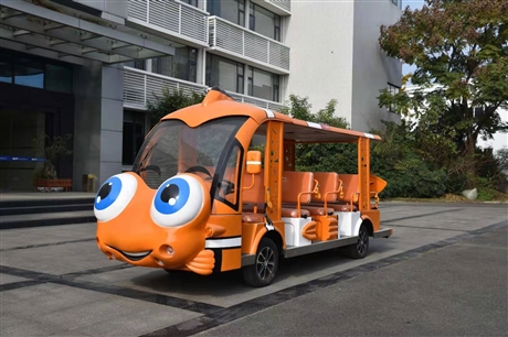 14座卡通电动观光车厂家创意海豚金鱼卡通电动观光车