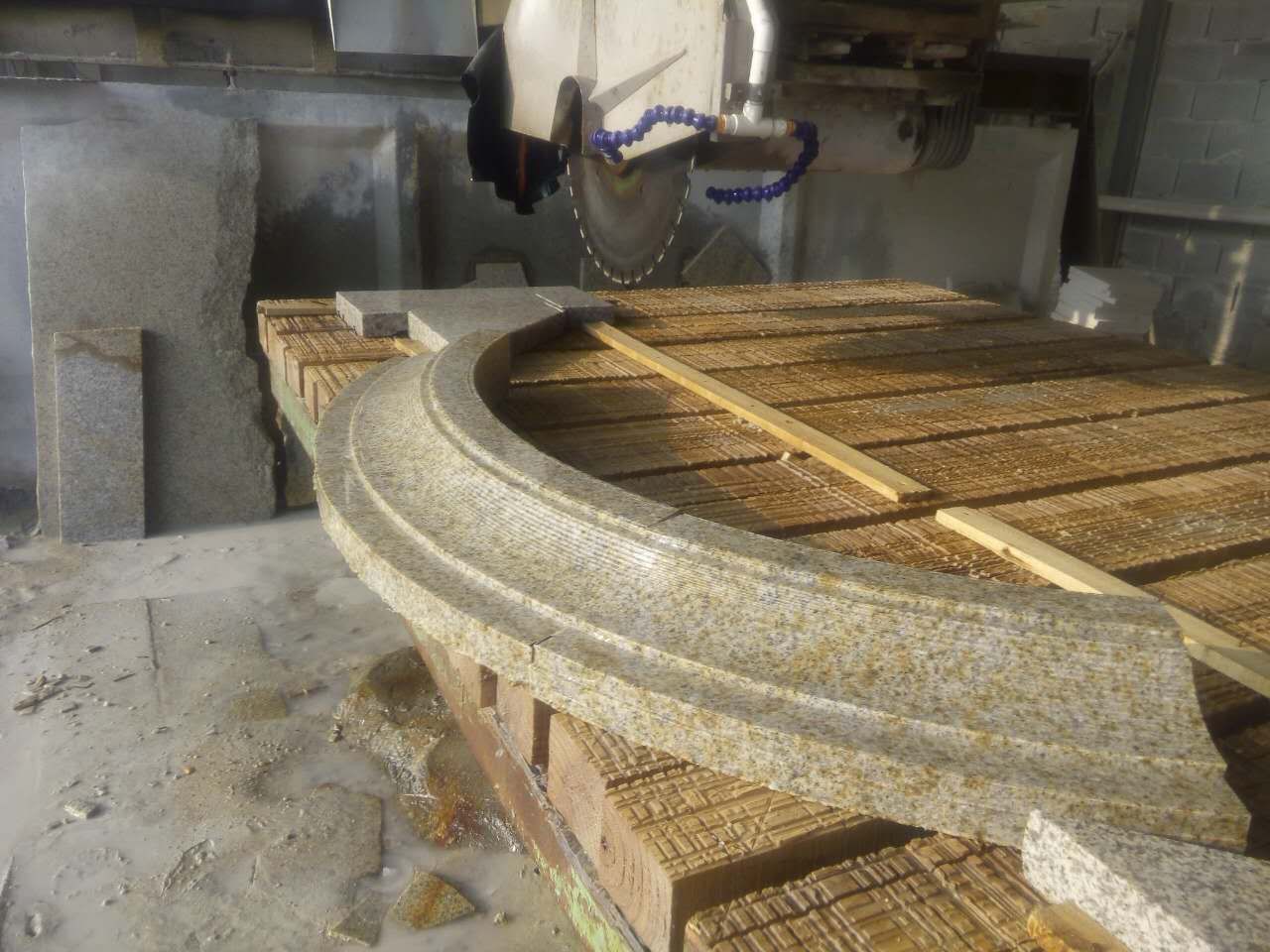 石材仿形花岗岩大理石加工磨边