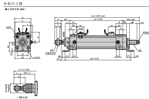 喜开理SCA2-00-63B-120中型气缸超
