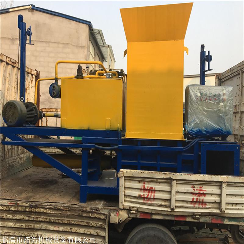 小型青储液压打包机 全自动青贮压块机 青储套袋方捆压块机