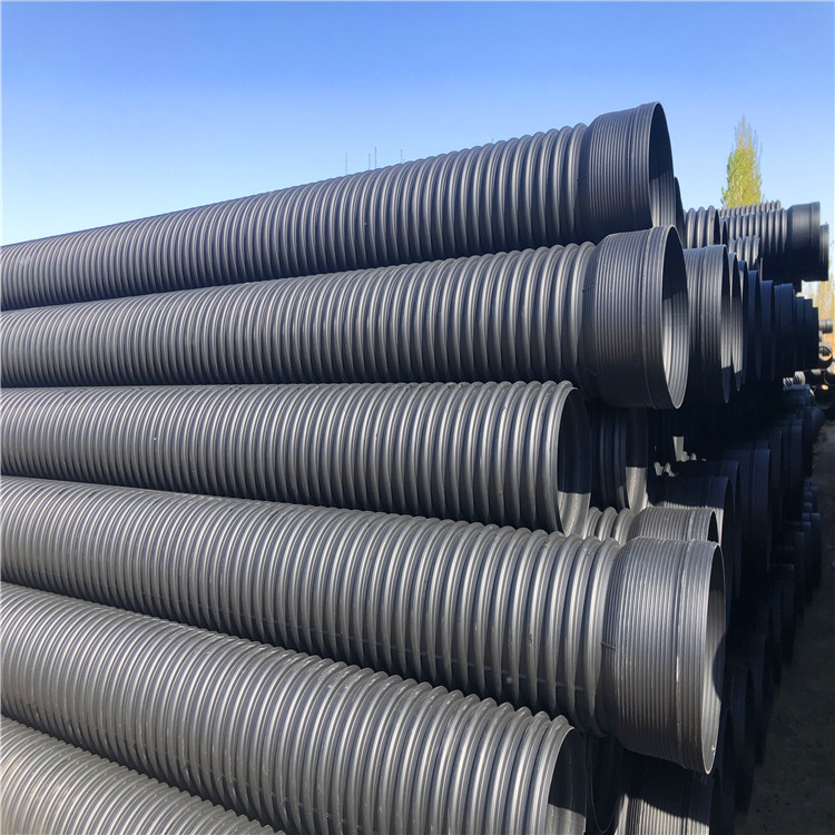 同心双壁波纹管sn8农村排水用管